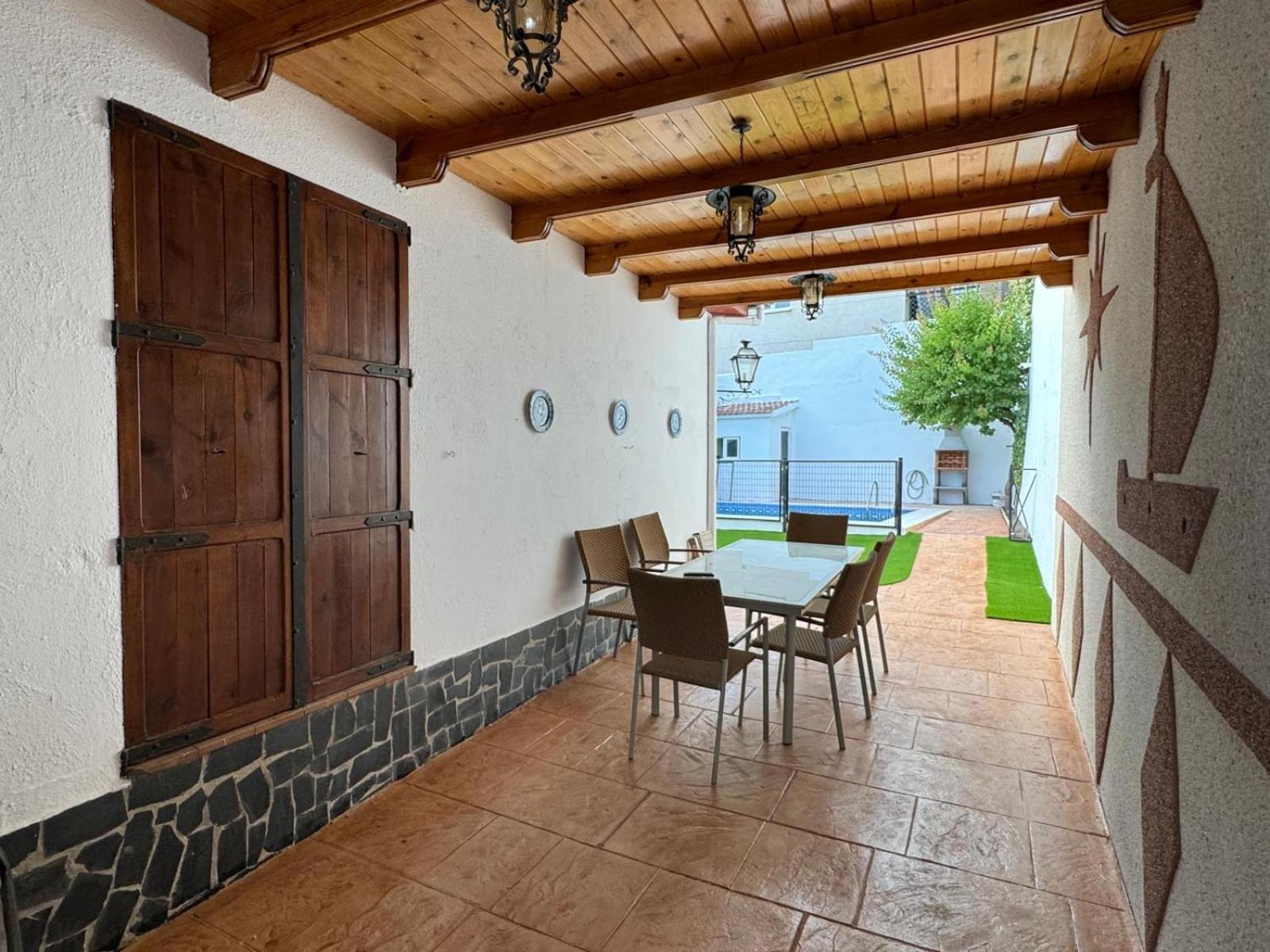 Casa Rural Vistablanca En Una Sola Planta Con Bonitas Vistas Y Piscina - Junto A La Capital Y La Alhambra Cenes De La Vega Exterior photo