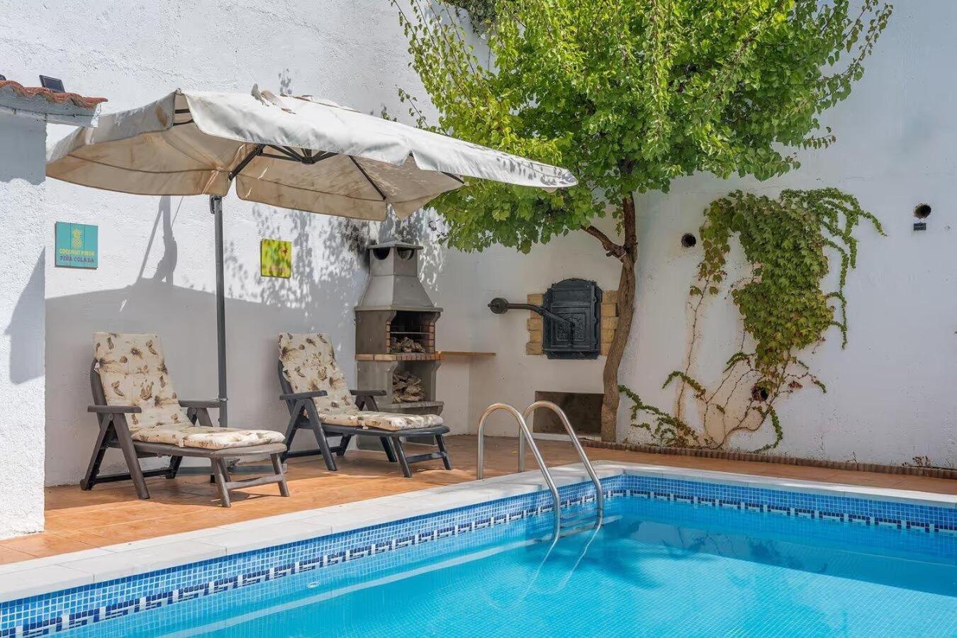 Casa Rural Vistablanca En Una Sola Planta Con Bonitas Vistas Y Piscina - Junto A La Capital Y La Alhambra Cenes De La Vega Exterior photo