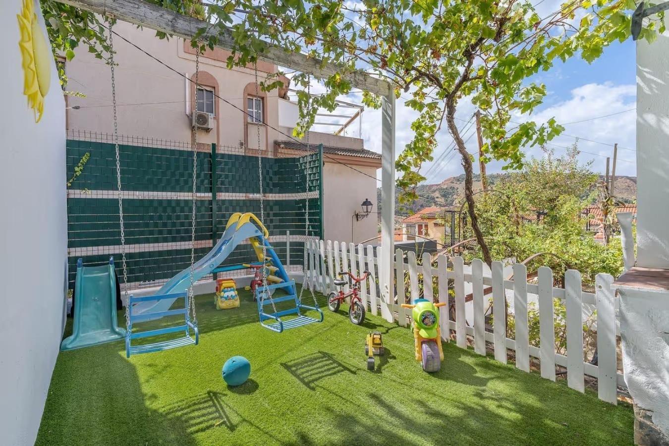 Casa Rural Vistablanca En Una Sola Planta Con Bonitas Vistas Y Piscina - Junto A La Capital Y La Alhambra Cenes De La Vega Exterior photo